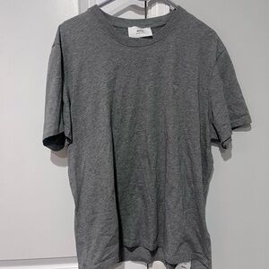 Ami Alexandre Mattiussi Charcoal Short Sleeve Tee